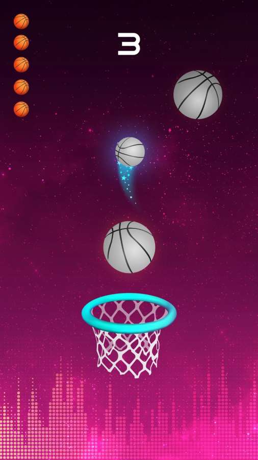 节奏篮球游戏 screenshot 1