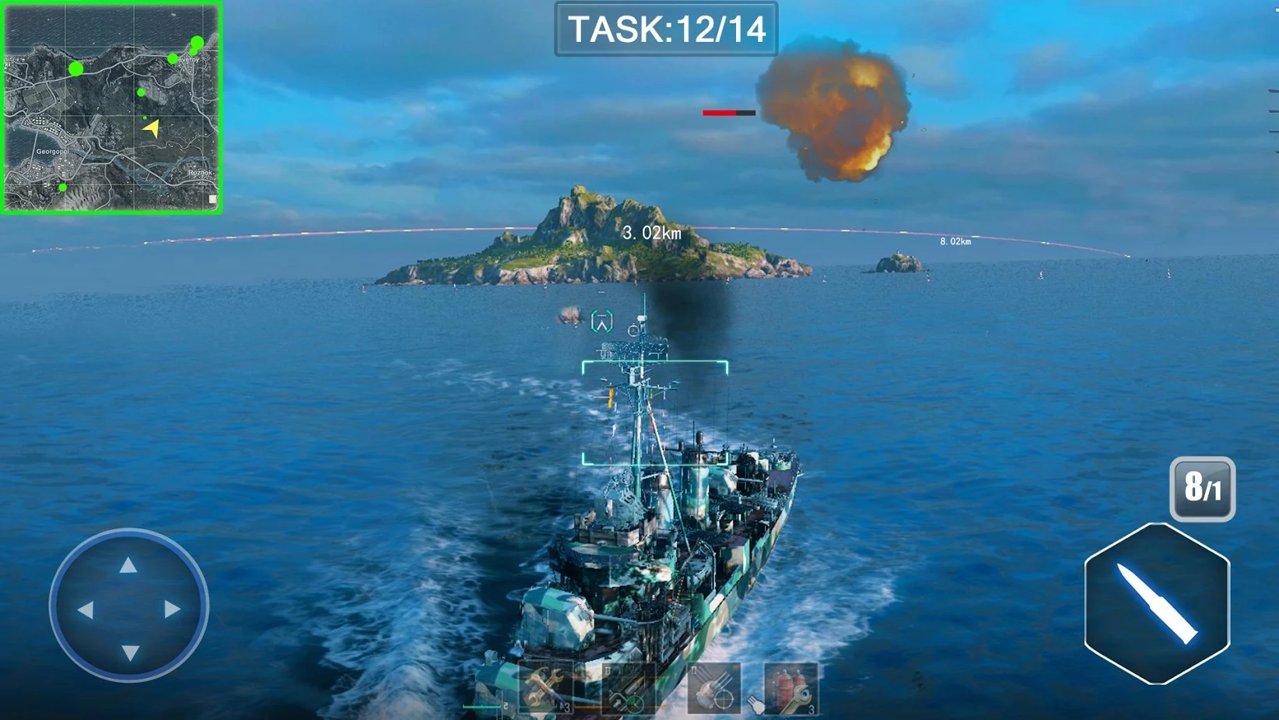 战舰猎杀巅峰海战世界破解版 screenshot 4