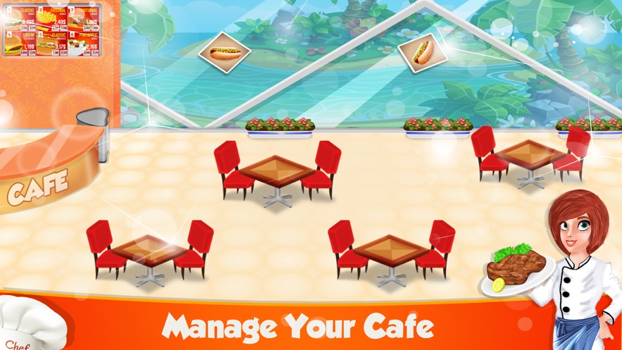 疯狂厨师咖啡馆食品服务游戏图1