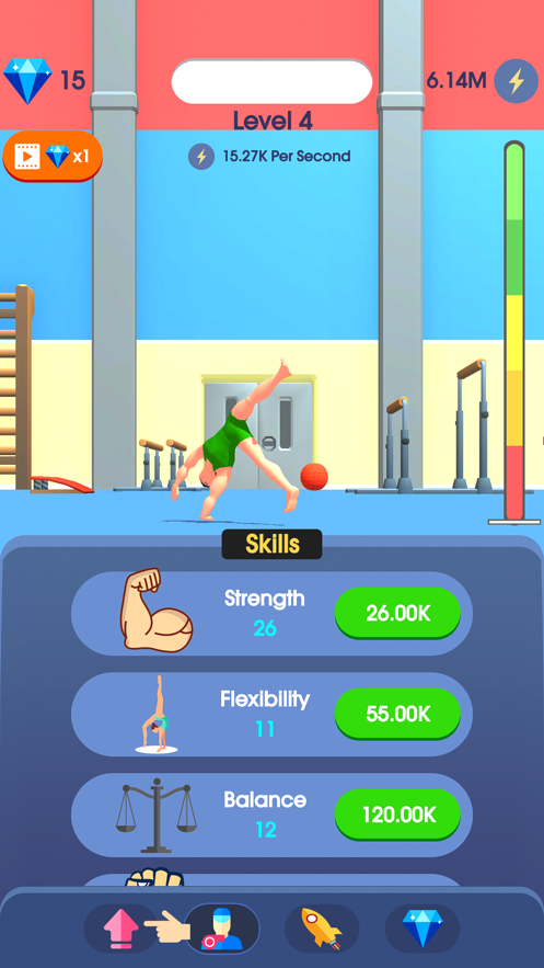 Idle Gymnastics游戏图1