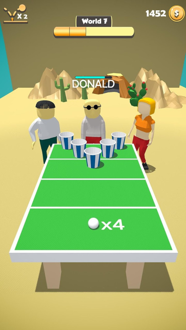 乒乓大挑战游戏 screenshot 3