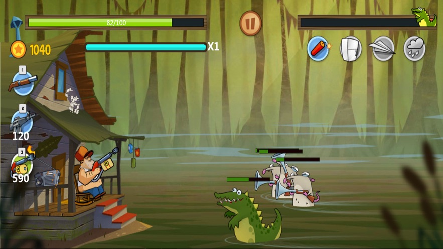猎人和鳄鱼游戏图2