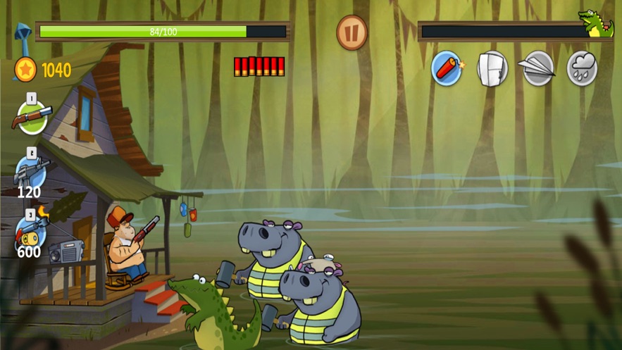 猎人和鳄鱼游戏图1
