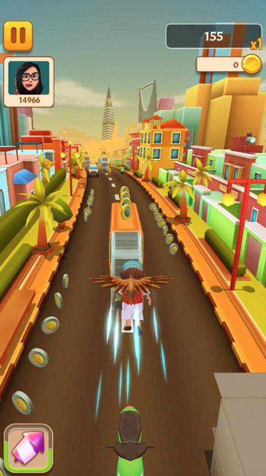 猎鹰短跑游戏 screenshot 1
