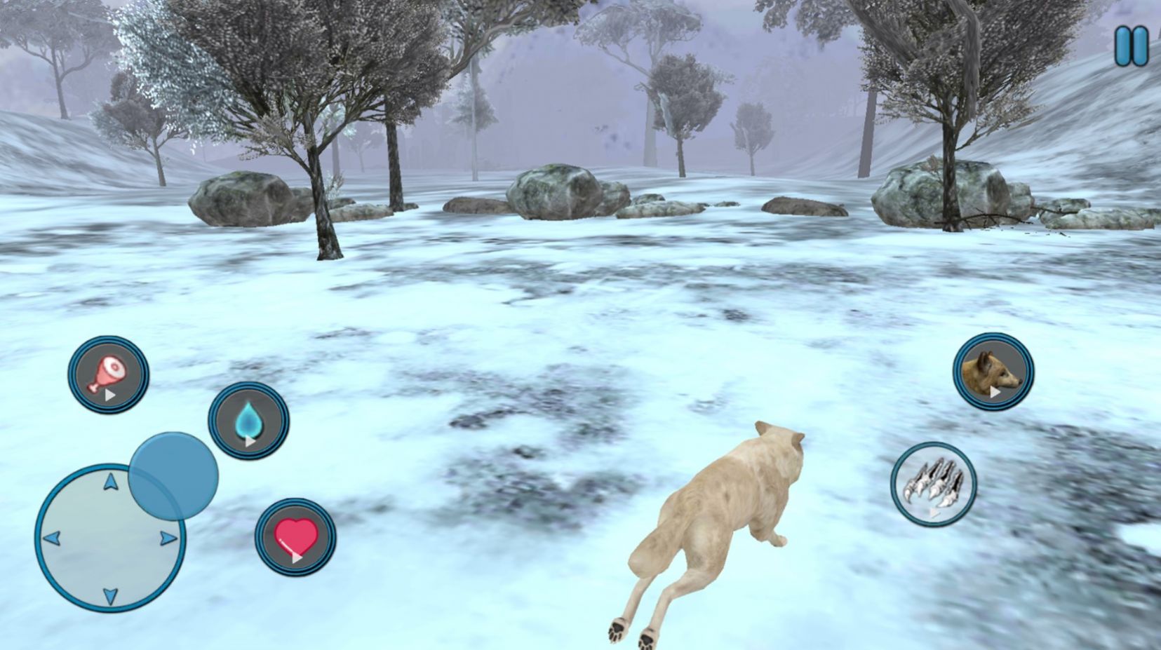 森林狼生存模拟器游戏 screenshot 1