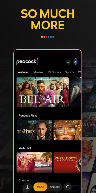 Peacock TV app screenshot 4