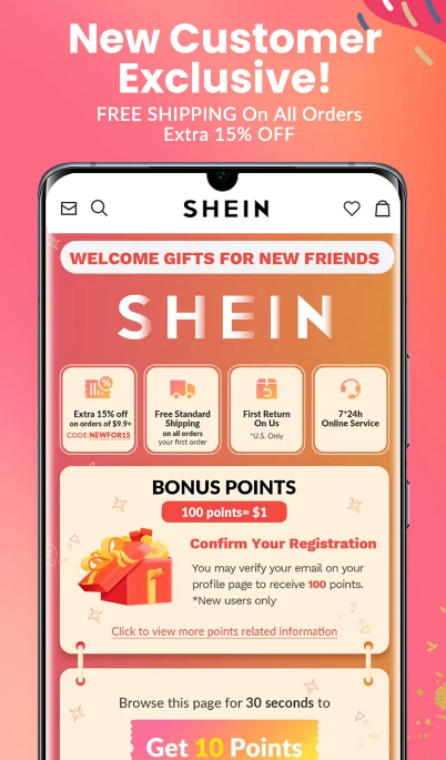 SHEIN app screenshot 4