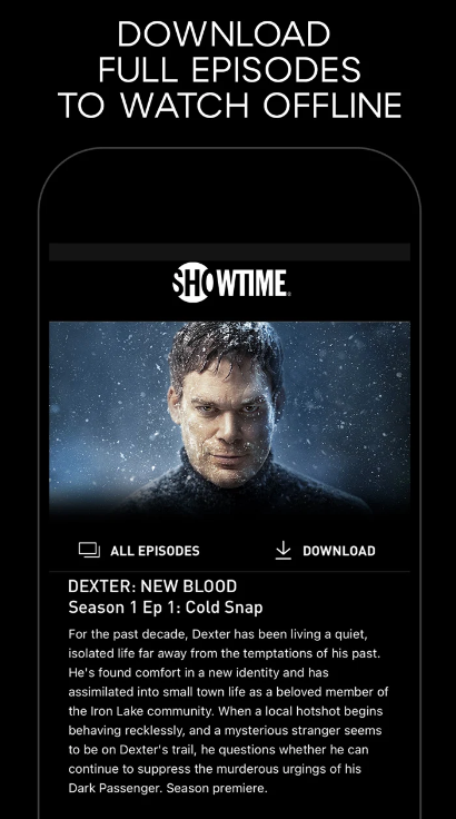 SHOWTIME App Download Free for Android screenshot 1