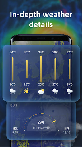 Live Weather App Free Download for Android screenshot 1