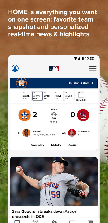 MLB app Download for Android screenshot 2