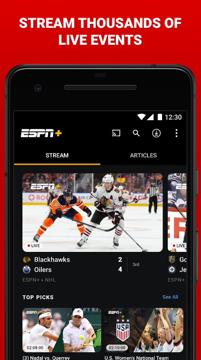 ESPN App Download for Android screenshot 2