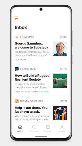 Substack Reader App Android screenshot 1