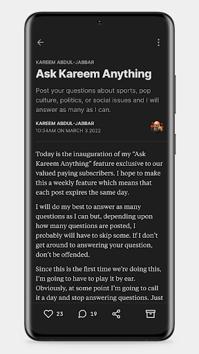 Substack Reader App Android screenshot 2