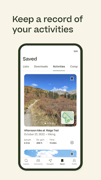 AllTrails App Free Download for Android screenshot 1
