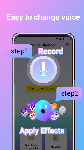 Funny Voice Changer 60 Effects App Download for Android screenshot 1