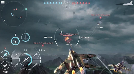 Sky Combat War Planes Online Hack Apk Download screenshot 4