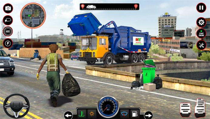 欧洲垃圾车模拟器内置菜单 screenshot 2