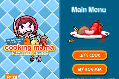 Cooking Mama Mama Kills Animals screenshot 1