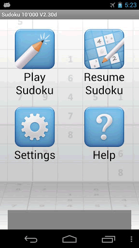 Sudoku10000 screenshot 1